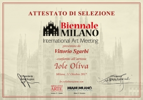 BIENNALE MILANO 2017 - Iole Oliva