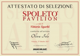 Mostra SPOLETO ARTE INCONTRA VENEZIA - Iole Oliva