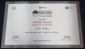 PREMIO GIOVANI TALENTI-BIENNALE MILANO 2017 - Iole Oliva